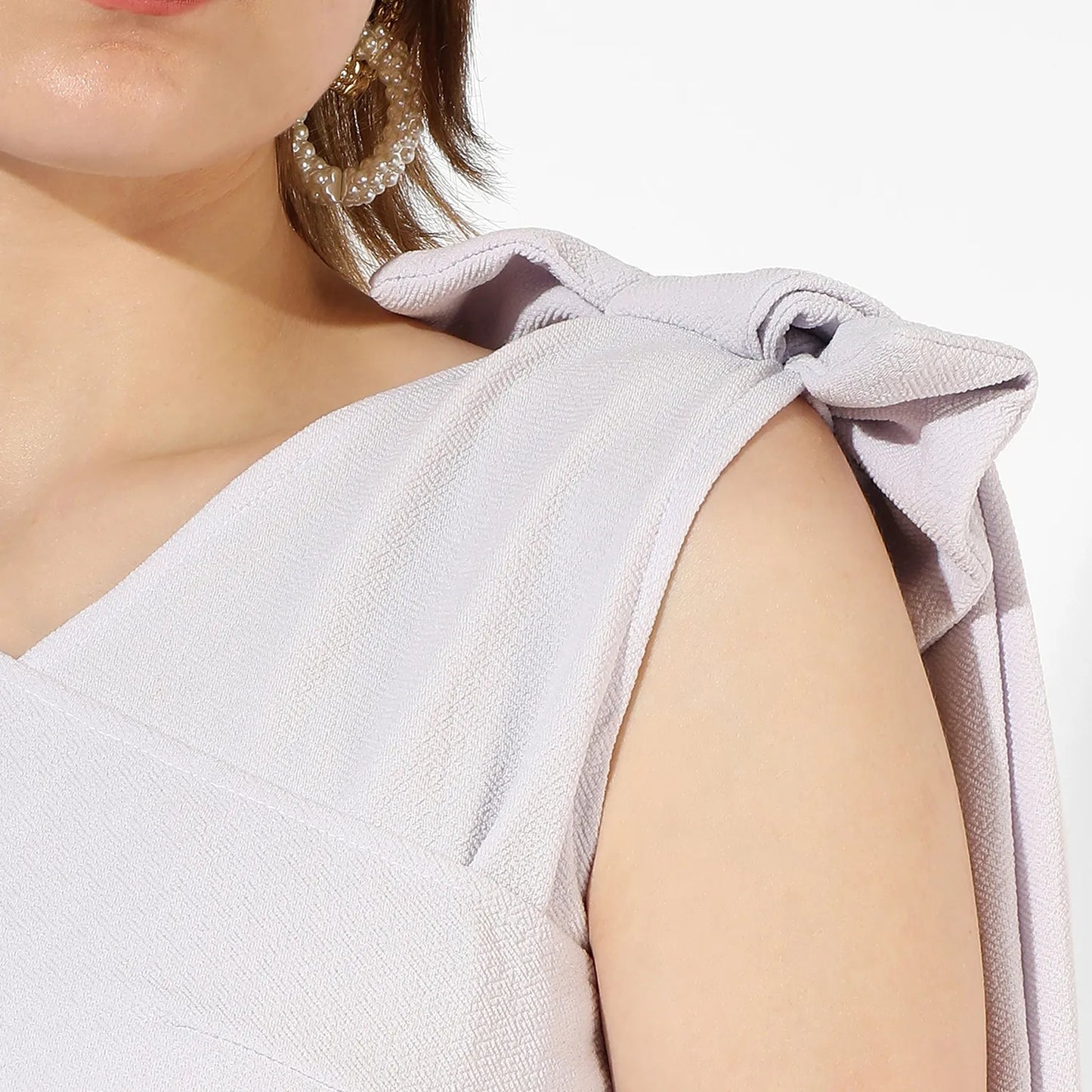 Midi Dress With Ribbon Detail
