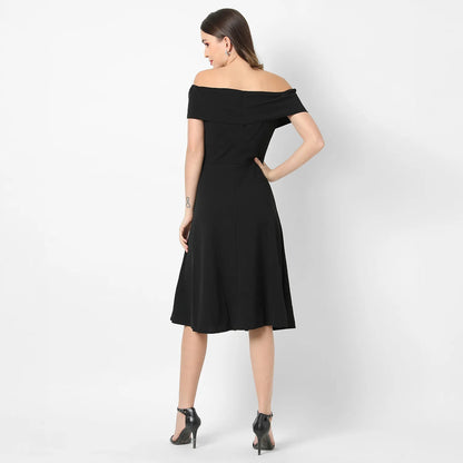 Criss-Cross Midi Dress