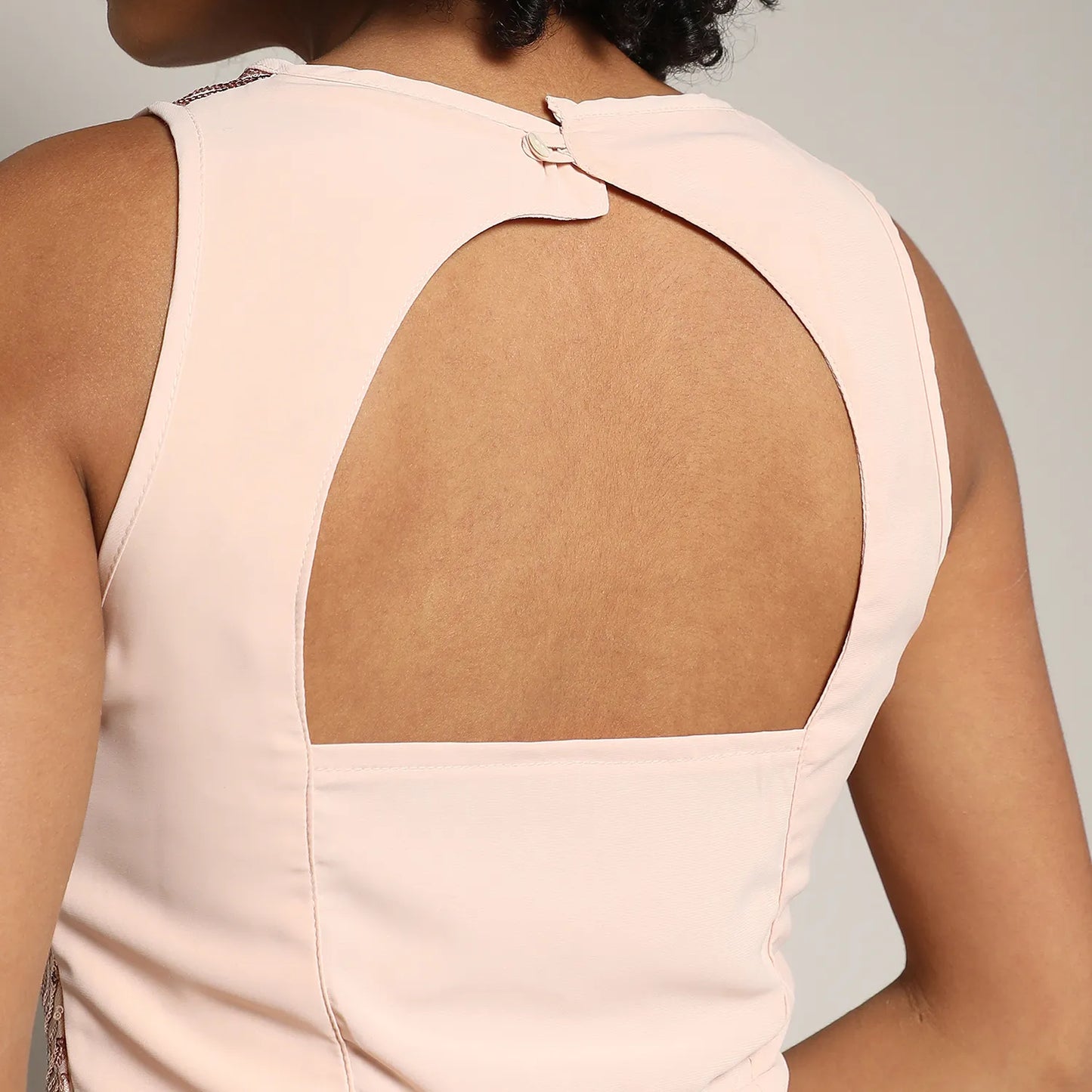 Self-Design Dress with Sequin Detail