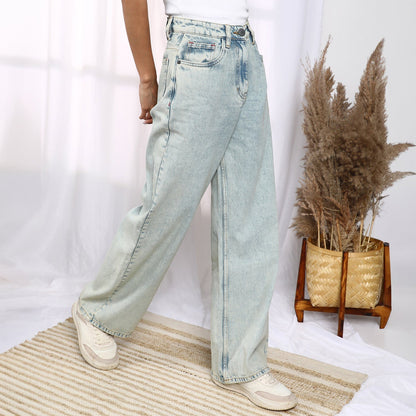 Ombre-Wash Denim Jeans