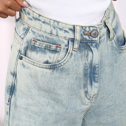 Ombre-Wash Denim Jeans