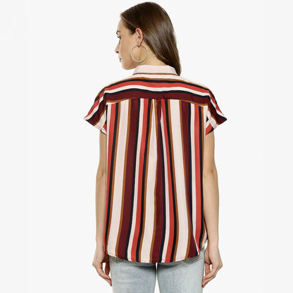 Barcode Striped Shirt