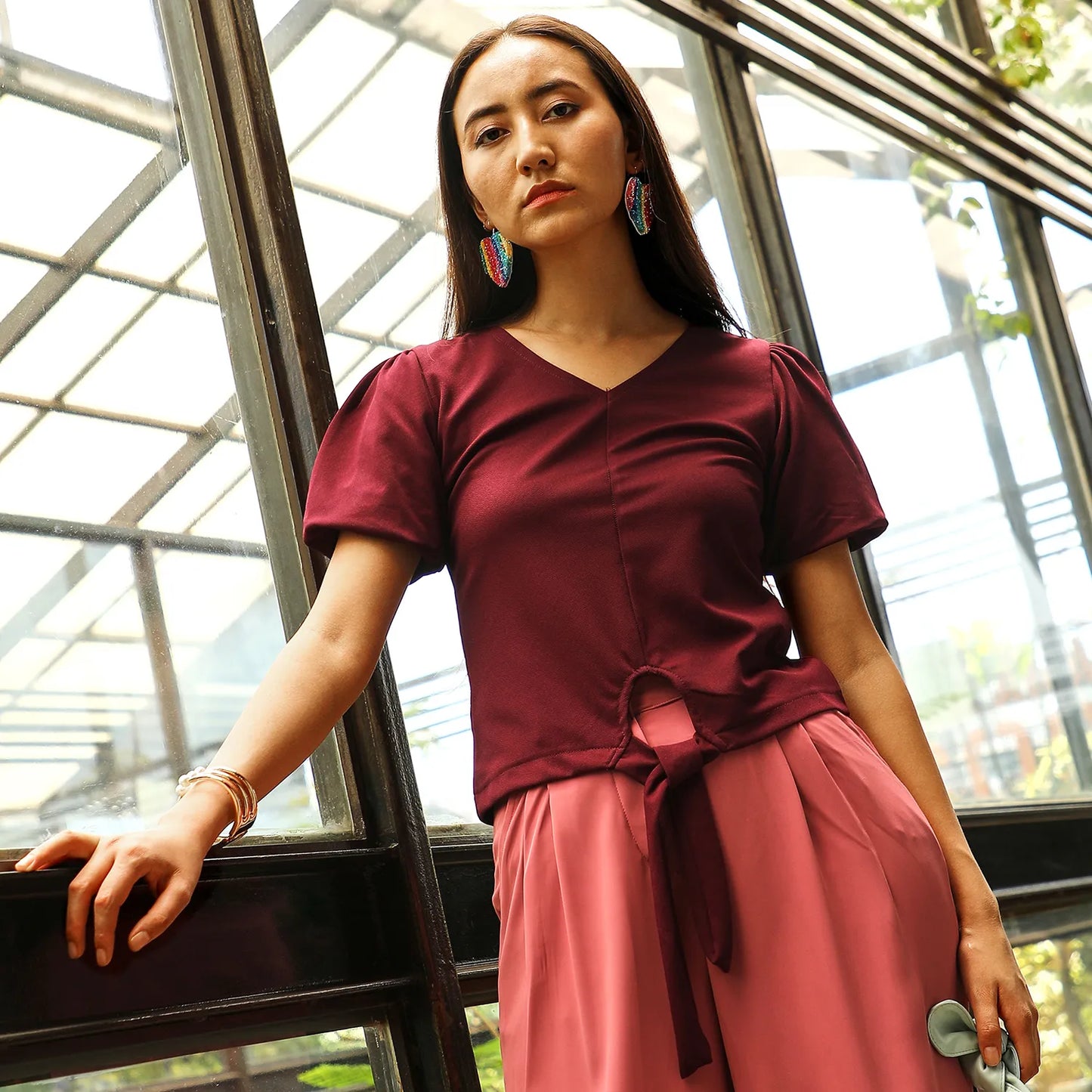 Puff-Sleeved Top