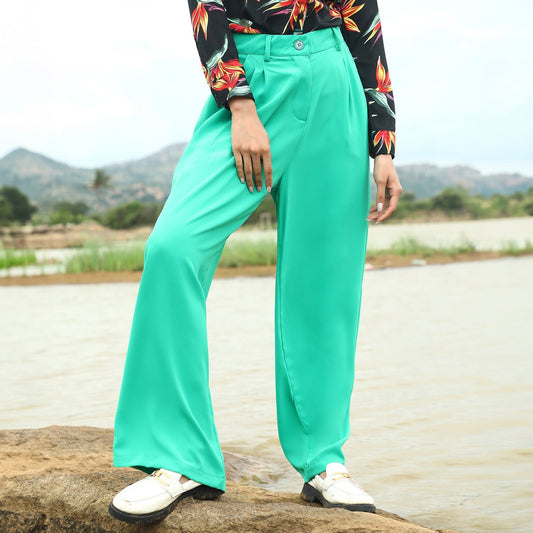 Straight Fit Tailored Trousers