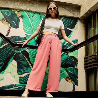 Straight Fit Tailored Trousers