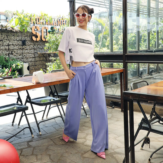 Straight Fit Tailored Trousers