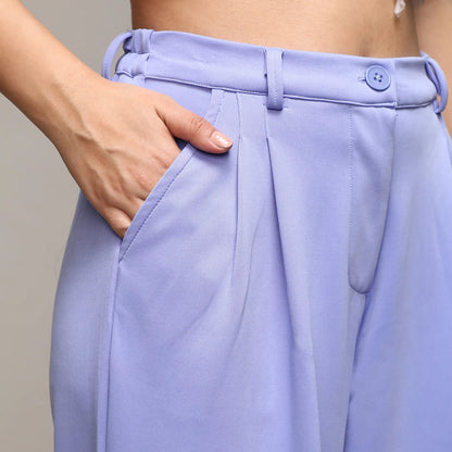Straight Fit Tailored Trousers