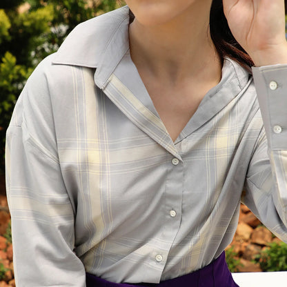 Maxi Graph Check Boxy Shirt