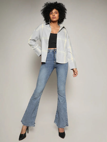 Tartan Plaid Boxy Shirt