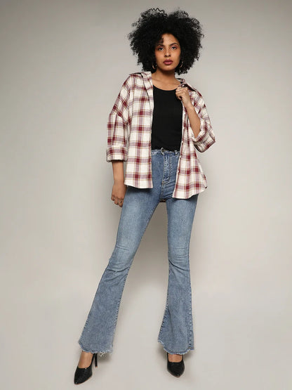 Tartan Plaid Boxy Shirt