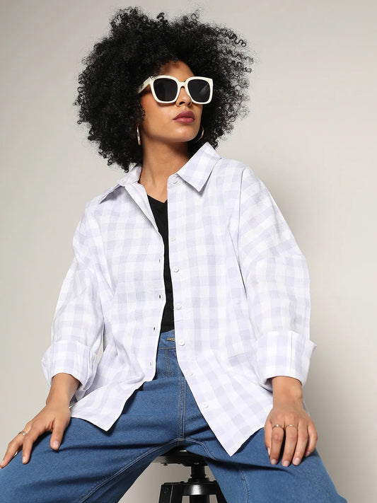Tartan Plaid Boxy Shirt
