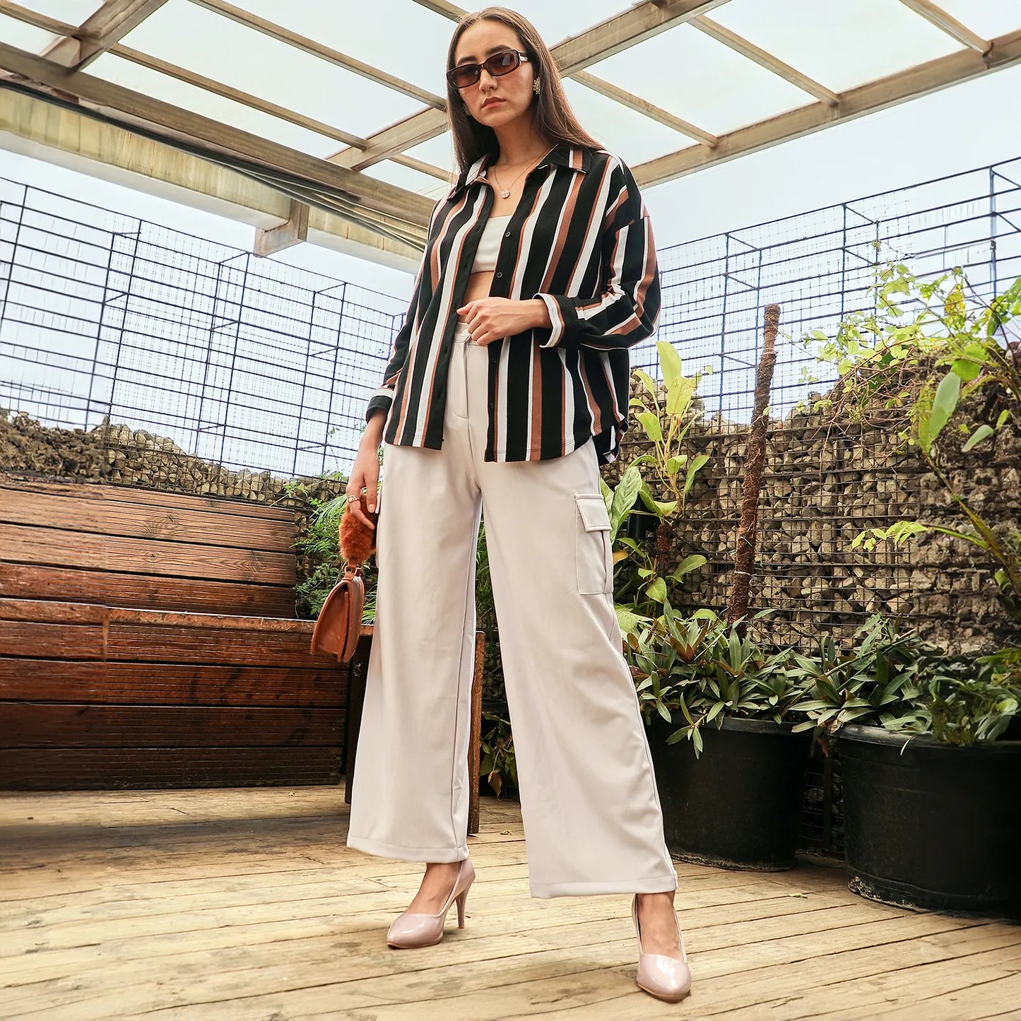 Striped Boxy Shirt