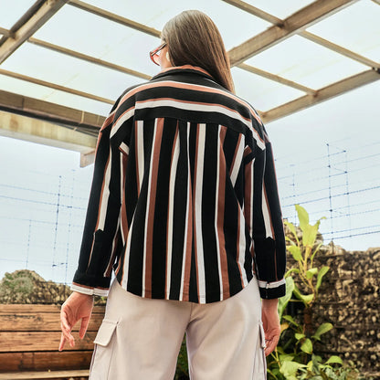 Striped Boxy Shirt