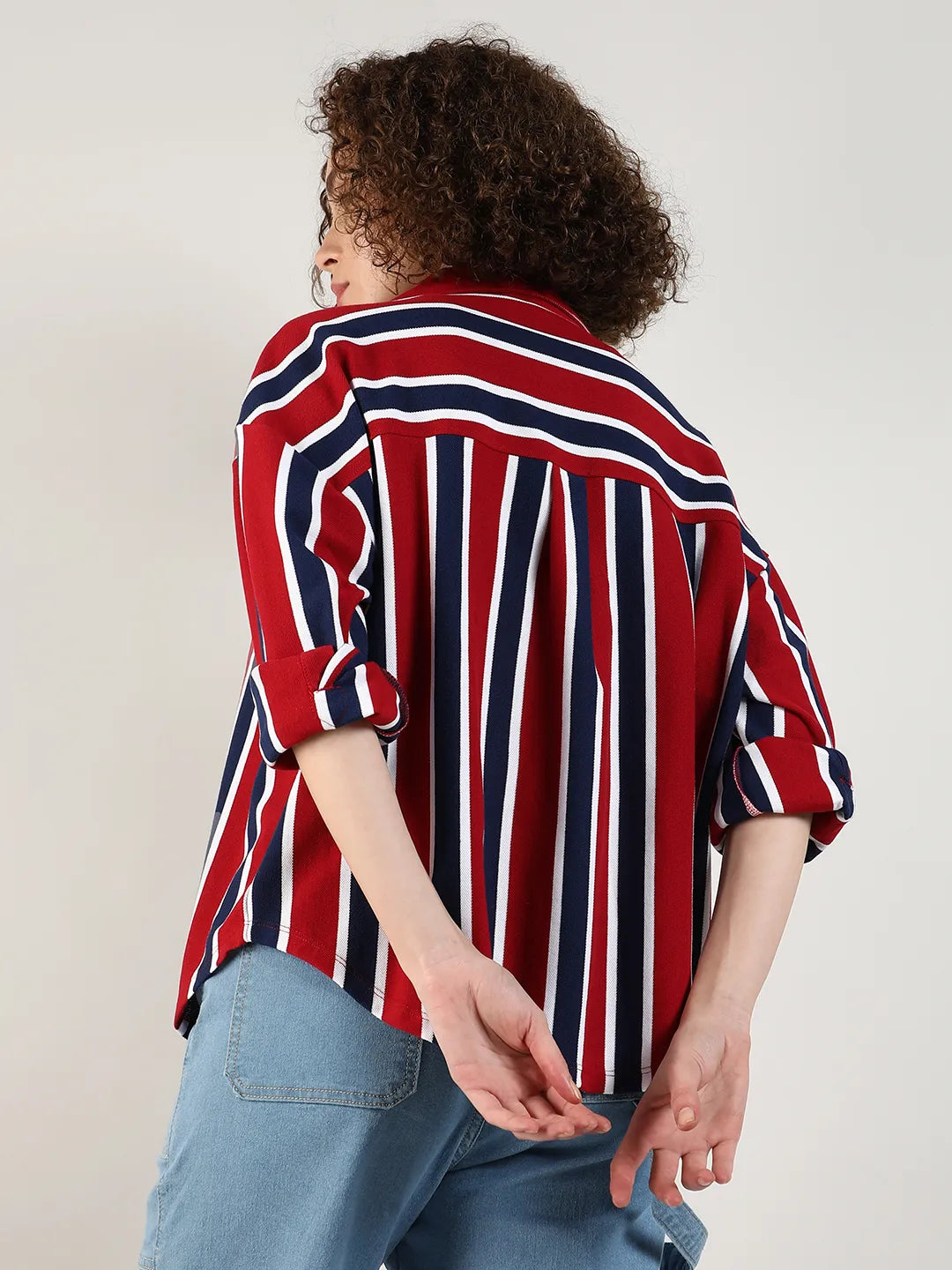 Striped Boxy Shirt
