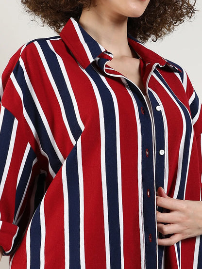 Striped Boxy Shirt