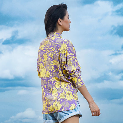 Contrast Foliage Shirt