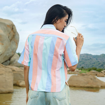 Striped Boxy Shirt