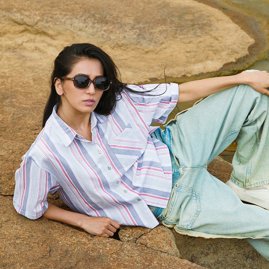 Striped Boxy Shirt