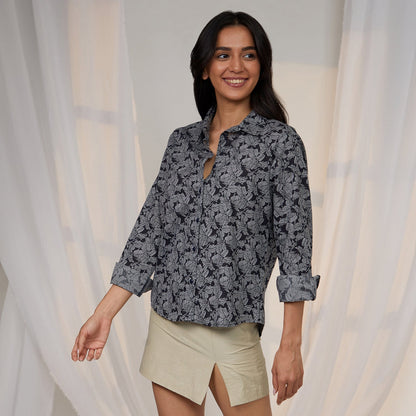 Contrast Verdure Shirt