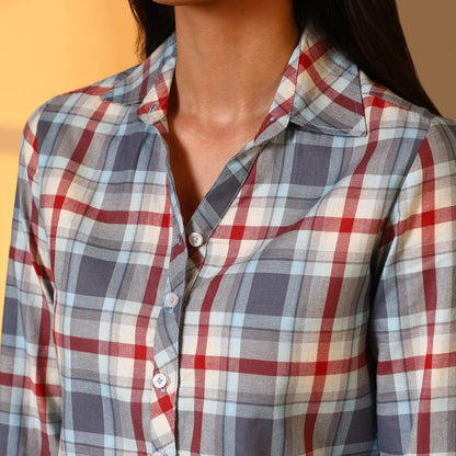 Tartan Plaid Boxy Shirt