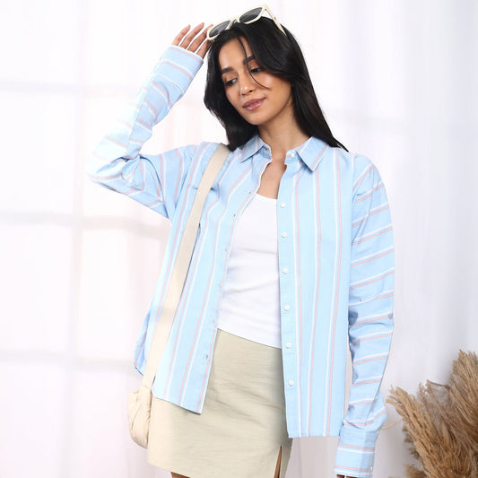 Striped Boxy Shirt