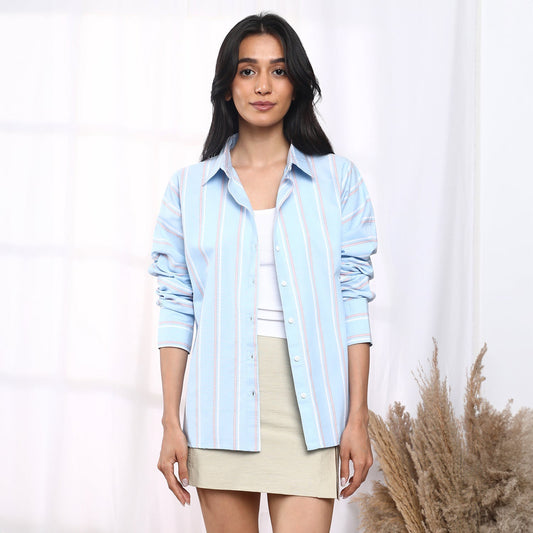 Striped Boxy Shirt