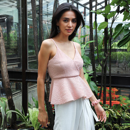 Ripple Peplum Top