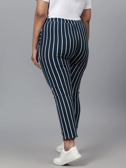 Striped Casual & Evening Trackpant