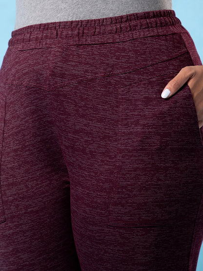 Stylish Casual Maroon Joggers