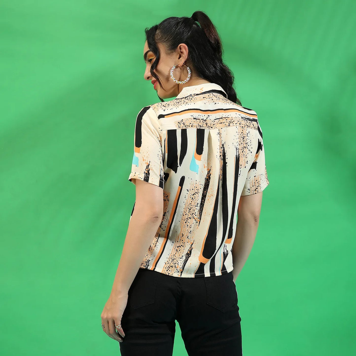 Abstract Print Top