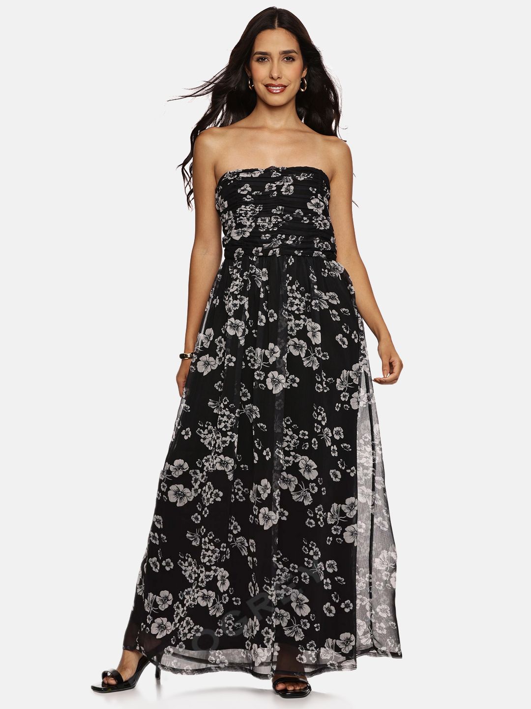 Off shoulder maxi dress for women