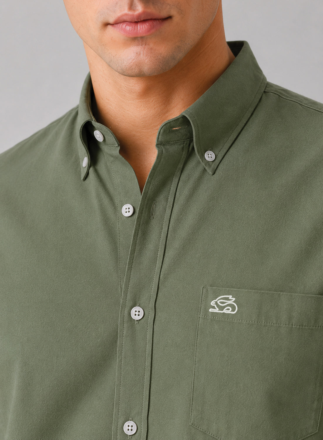ADRO Premium Oxford Cotton Casual Shirt – Celadon