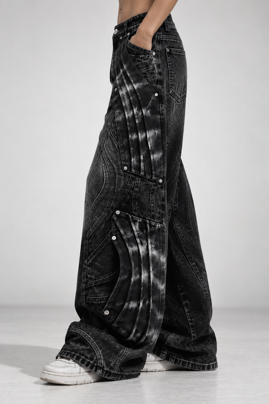 Noir Fusion Baggy Jeans women