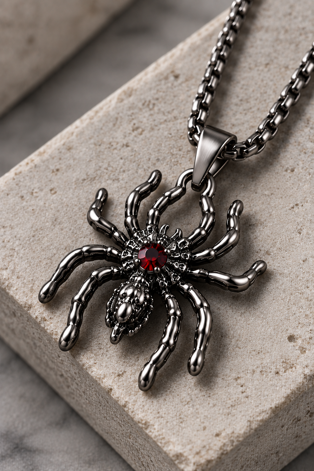 Venom Spider Stainless Steel Neckchain | TrendZila – Skipp