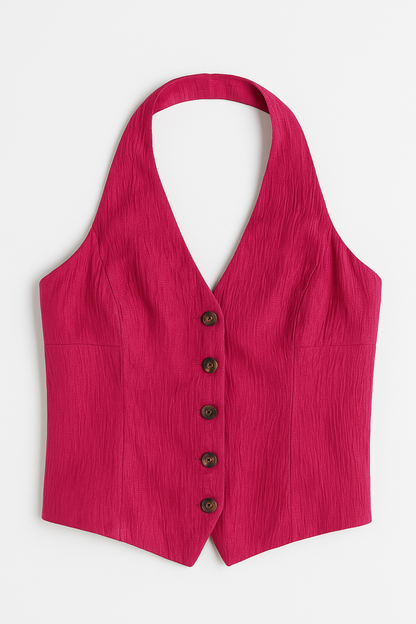 Geneva Vest - Hot Pink