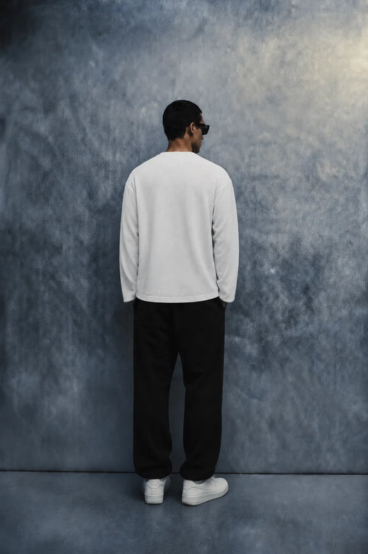divine judgment waffle t shirt-White