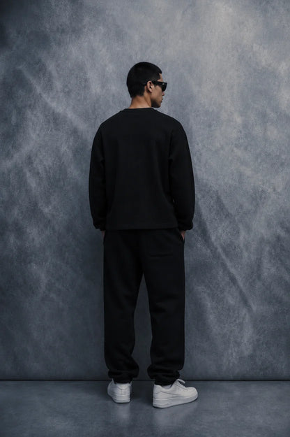 Blessed State Waffle T-shirt-Black