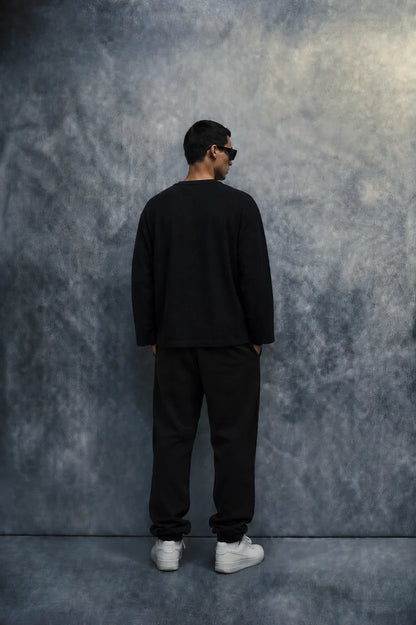 bloom state waffle T shirt-Black