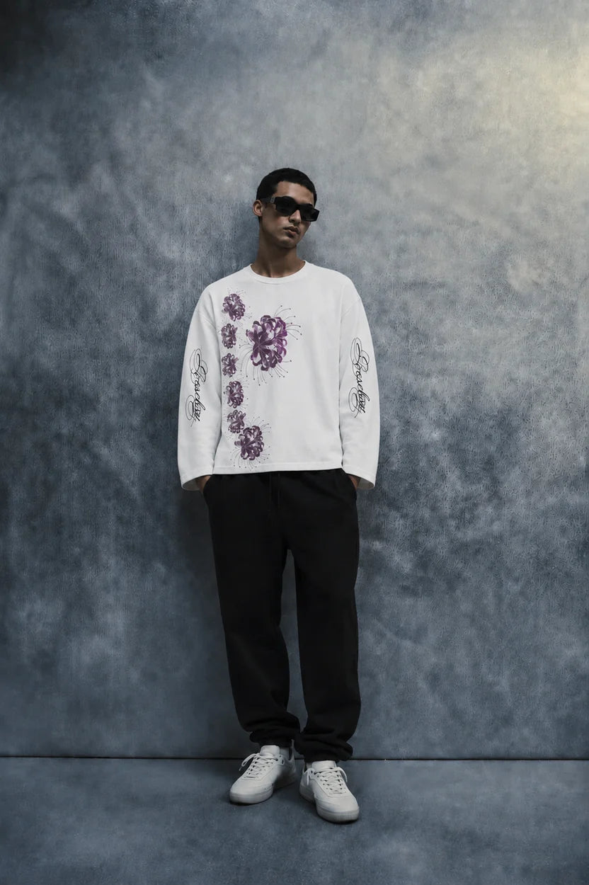 bloom state waffle T shirt-White