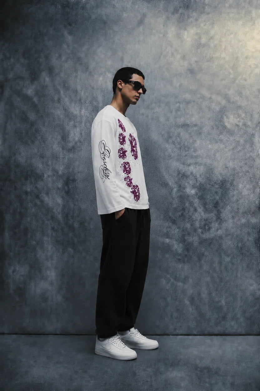 bloom state waffle T shirt-White