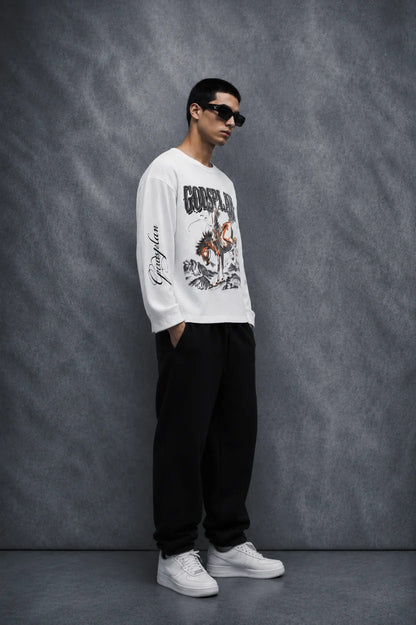 wild state waffle T-shirt-White
