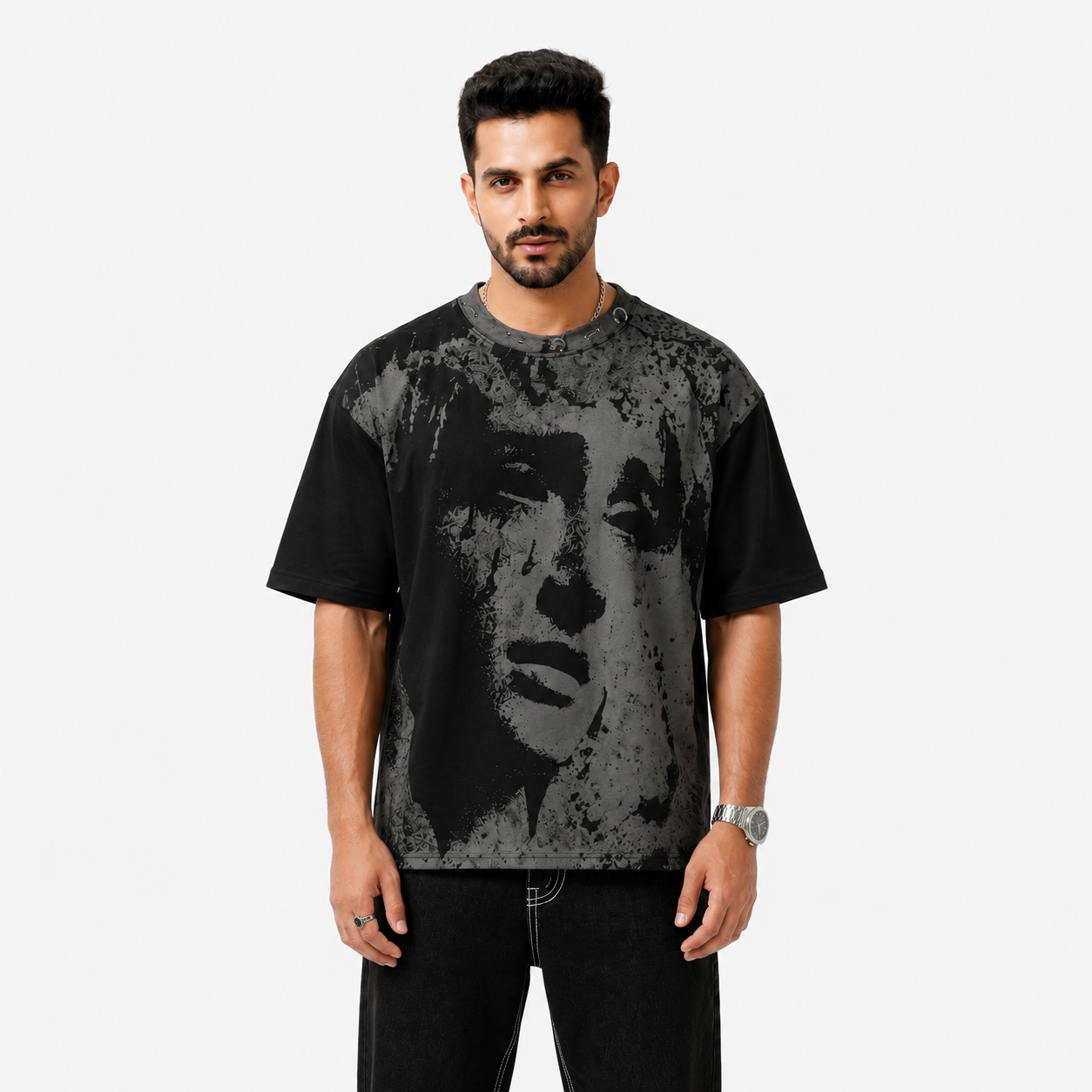Charcoal Wing Tee — Stylera India