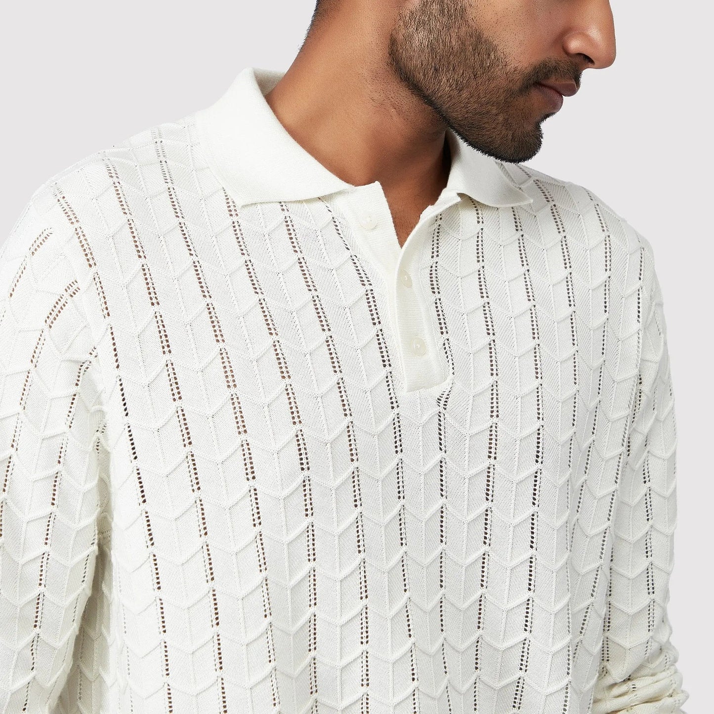 Chevron Self Pattern Polo SIC