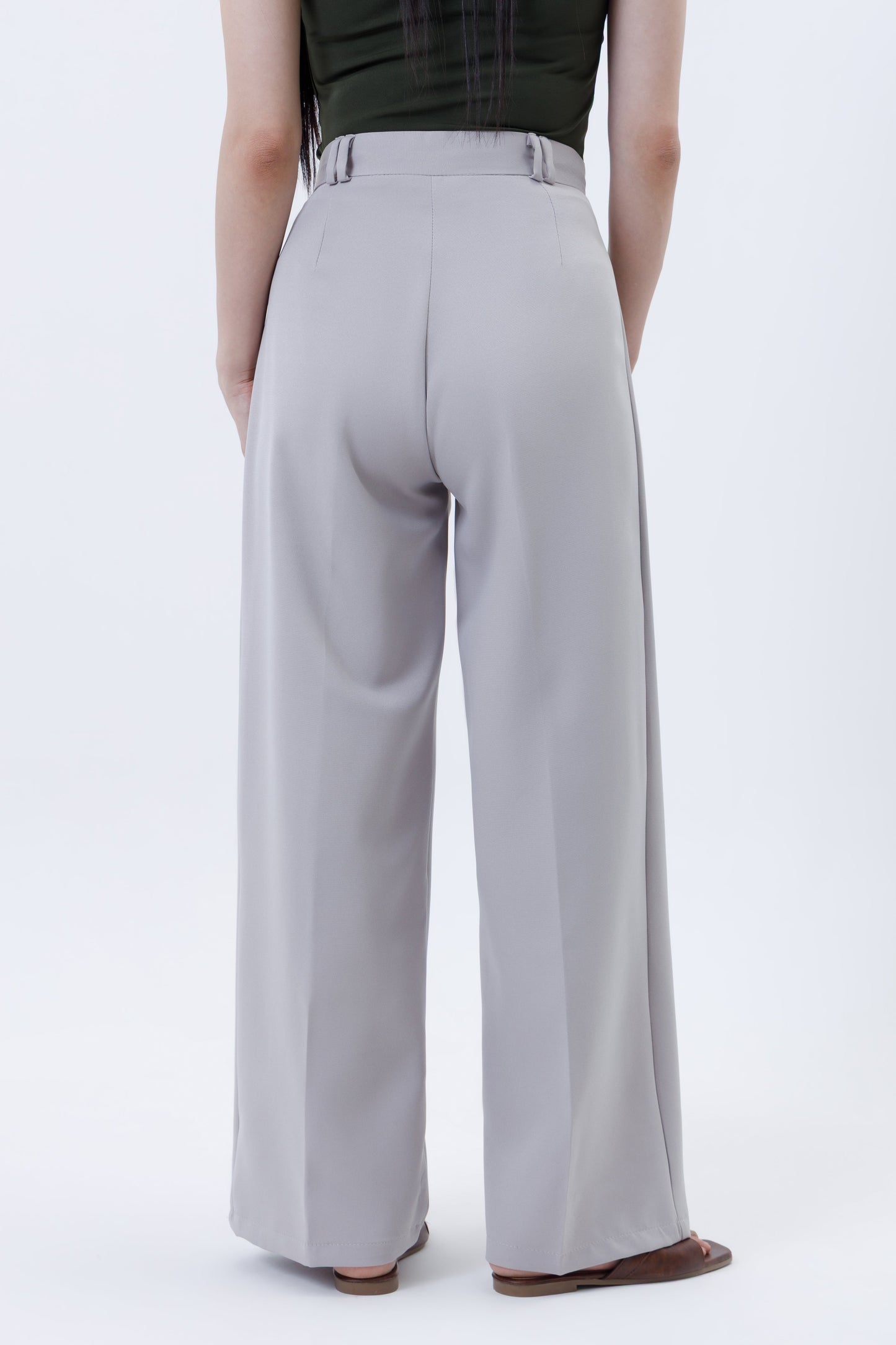 Pleated Parallel Trousers