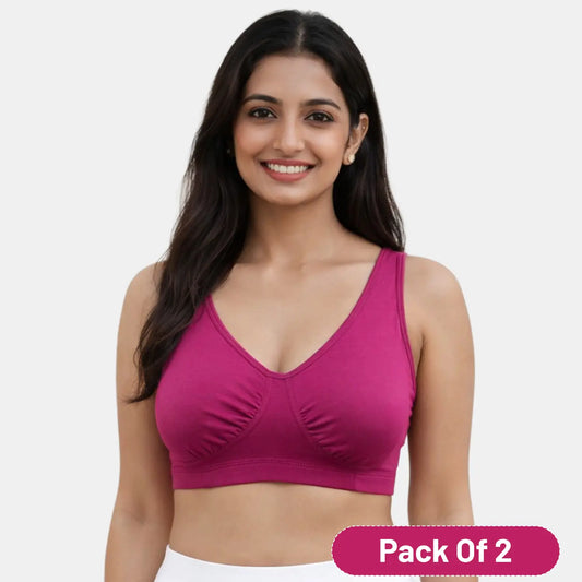 Envie Non-Padded Non-Wired Full Coverage Sleeping Bra