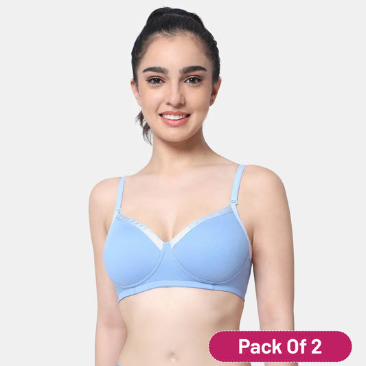 Envie Padded Non-Wired 3/4th Coverage T-Shirt Bra