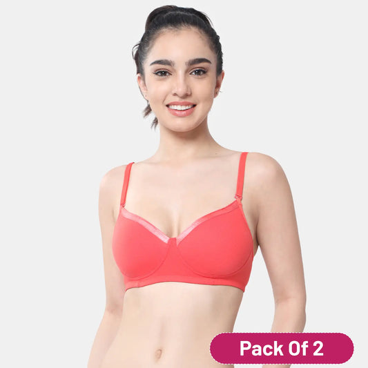 Envie Padded Non-Wired 3/4th Coverage T-Shirt Bra