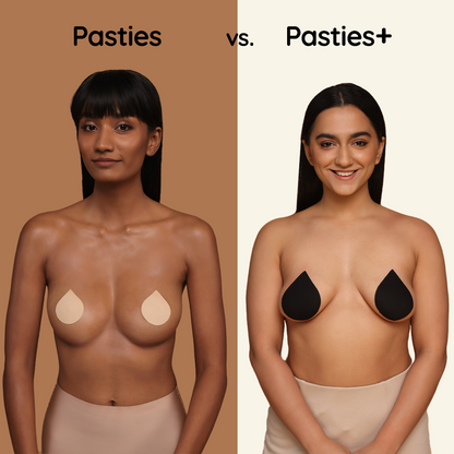 Nipple Pasties Plus Complete Coverage Sweatproof Waterproof (10 Pairs)