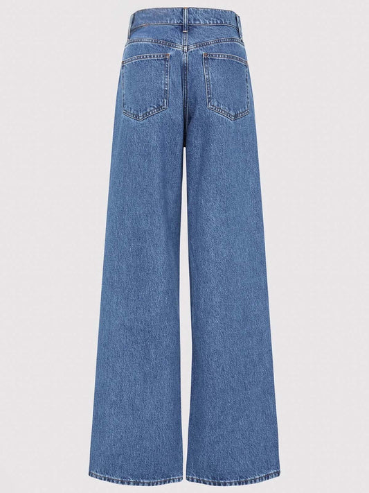 Ocean Blue Wide Leg Jeans