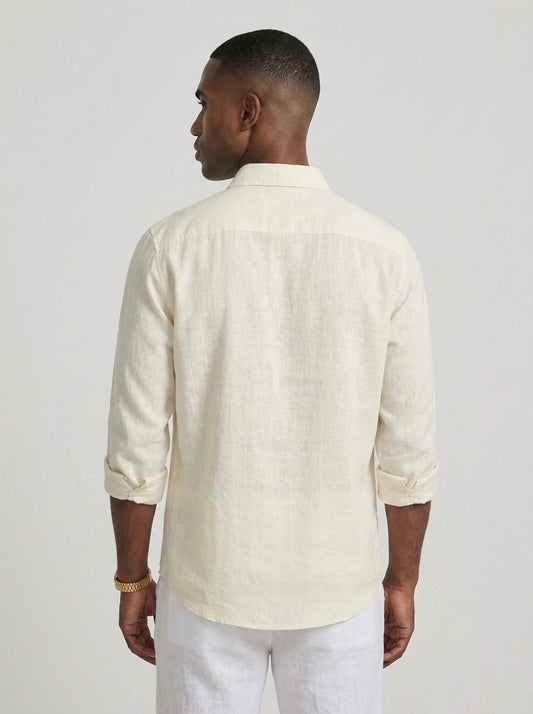 Pure Linen F/S - Cream